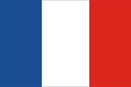 Fahne von Frankreich